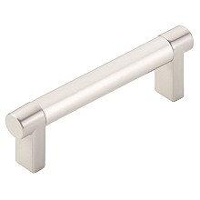 3-1/2" Select Smooth Cabinet Pull, Satin Nickel