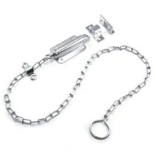 CB 2-1/2" Chain Bolt with 26" Chain Length, Zinc Plated