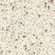 Solid Surface Sheet Color 744 Crema Terrazzo, 1/2" Thick 30" x 144