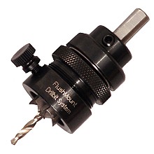 9/16" Flush Mount Drill Bit System with Micro Adjustable