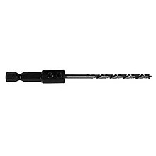 3/16" x 4-1/16" Brad Point Drill Bit with Hex Shank, Right Hand, 10mm Shank