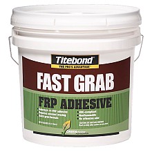 Fast Grab FRP Construction Adhesive, Light Beige, 4 Gallon Pail