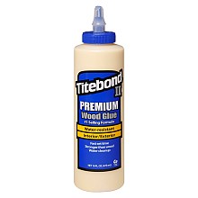 Titebond® II Premium Wood Glue, Honey Cream, 16 oz Bottle