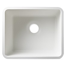 1815 Acrylic Undermount Single Bowl Vanity Sink, 19-1/8" x 16-1/4" x 9-3/4", Arctic