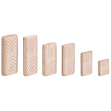 Domino 30mm x 19mm x 5mm Beech and Sipo Tenon, Pack of 1800