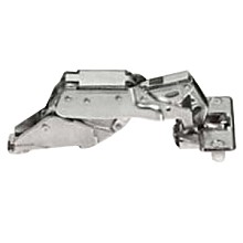 Nexis 170&#730; Opening Hinge, 48mm Bore Pattern, Soft-Closing, Full Overlay, Nickel-Plated, Dowelled