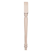 2&#45;1/4&quot; Wide x 29&quot; High Country French Table Leg, Cherry