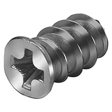 #7 x 16mm Countersunk Head Euro Screw, Phillips Drive, Nickel-Plated, Box of 5 Thousand by Hafele