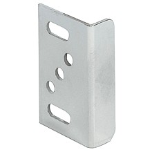 Strike Plate with Adjustment Slot, Nickel-Plated