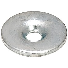 Round Strike Plate, Galvanized