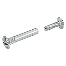 M4 x 15mm VHS 32 Connecting Screw, Nickel-Plated (Screw and Sleeve)