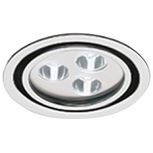 EH24 LED 3W Warm White Spot Light, 2", Stainless Steel