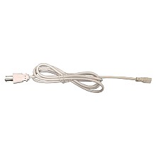ELite-LED Power Cord with Roller Switch, 96", White