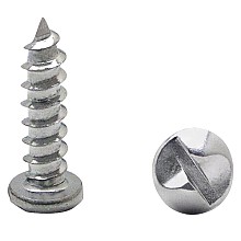 7/8" Screw Pack for Hook/Door Stop, Chrome Plated