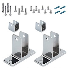 7/8" Two Ear Panel Pack, Chrome Plated