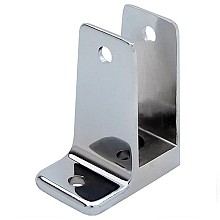 7/8&quot; One Ear Wall Bracket, Chrome Plated