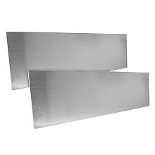 2-Piece Spacer Plate, Satin Stainless Steel