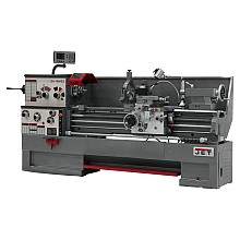Jet Tools GH-1860ZX 7-1/2 HP Large Spindle Bore Lathe with Newall DP700 DRO/Taper Attachment/Collet Closer, 3 Phase/230V/460V