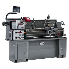 Jet Tools GHB-1340A 2 HP Geared Head Bench Lathe with Newall DP700 DRO/Collet Closer, 1 Phase/230V