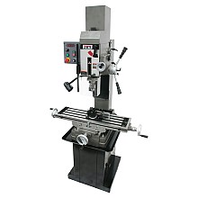 Jet Tools JMD-45VSPFT Variable Speed Geared Head Square Column Mill/Drill with Power Downfeed, 1 Phase/115/230V