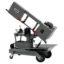 Jet Tools HVBS-10-DMWC 10" Horizontal/Vertical Dual Mitering Portable Band Saw with Coolant, 1 Phase/115V