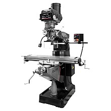 Jet Tools ETM-949 3 HP Mill with 3-Axis ACU-RITE 203/Powerfeeds/Air Draw Bar, 3 Phase/230V/460V