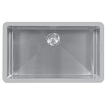 Edge 500 Stainless Steel Undermount 18G Single Bowl Kitchen Sink, 32-1/2" x 19-1/2" x 9