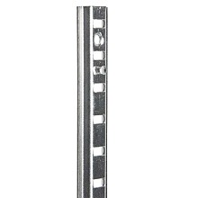 96" KV233 Heavy-Duty Steel Pilaster Standard, Bright Zinc Finish 50/Box