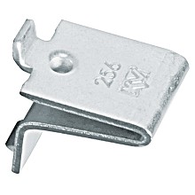3/4" KV256 Aluminum Shelf Support Clip, Natural Aluminum Finish 100/Box