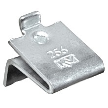 3/4" KV256 Steel Shelf Support Clip, Zinc Finish 9000/Barrel Pack