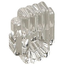Mirror Clip for 1/8" Glass, Clear, Box of 100