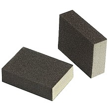 250 Grit Sanding Sponge, 3-3/4" x 2-5/8" x 1"