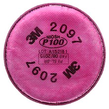 2097 Particulate Filter, P100 Respiratory Protection 100/Case