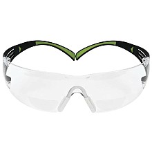 SecureFit Protective Eyewear Safety Glass, Anti-Fog, Clear +1.5 Diopter (20/Case)