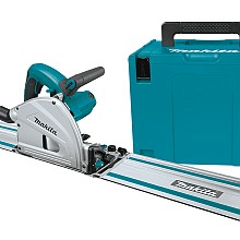 12Amp Plunge Circular Saw Kit with Stackable Tool Case and 55" Guide Rail