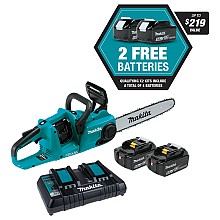 18 V X2 LXT Lithium?Ion 14" Chain Saw Kit with 4 Batteries (5 Ah)