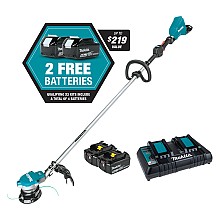 36V LXT Lithium?Ion Brushless Cordless String Trimmer Kit with 4 Batteries (5.0 Ah)