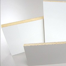 2-Side MDF Markerboard, White, 1/4" Thick 49" x 97