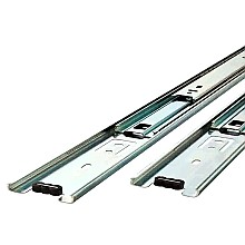 PRO100 Drawer Slide with 100lb Capacity, Full Extension, Zinc, 10"