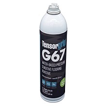 TensorGrip G67 Water-Based Pressure Sensitive Flooring Adhesive, White, 22 Oz Can