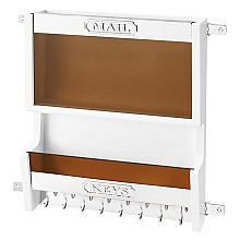 13-1/2" Mail Organizer for 18" Wall Cabinet, White