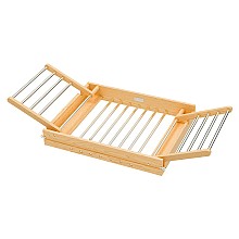 26-17/32" 4WDR Wood Drying Rack Drawer, Clear
