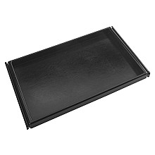 2" x 24" x 14" Pull-Out Jewelry Drawer Insert with Slides, Black