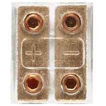 T718 60W/96W 2 Position Back-to-Back Connector for COB FlexTape, 10mm, Clear