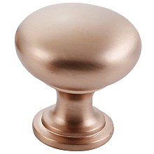 1-1/2" Round Knob, Distressed Copper