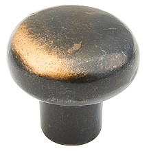 1-3/8" Mountain Mushroom Knob, Antique Bronze