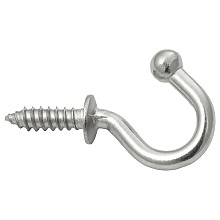 27.8mm Wire Hook, Polished Stainless Steel