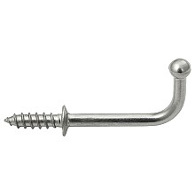 32.8mm Wire Hook, Polished Stainless Steel