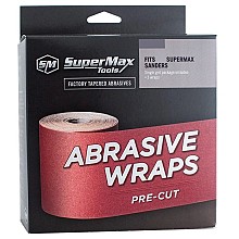 36/80/120 Grit Precut Aluminum Oxide Abrasive Wrap for 19" Drum Sander (3/Box)