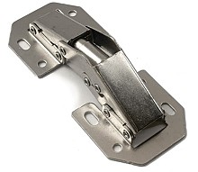 Surface Mounted Flap Table 90˚ Opening Hinge, Nickel-Plated